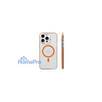Evelatus Apple iPhone 16 Pro Max Suitcase MagSafe Case Transparent Orange