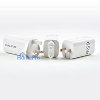 Evelatus 65W Max Fast Charger CN USB-C1 / USB-C1 / USB-A White