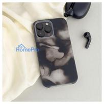 Evelatus Apple iPhone 14 Pro Max Premium Silicone case Customized Print Gray