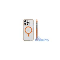 Evelatus Apple iPhone 16 Pro Suitcase MagSafe Case Transparent Orange