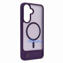 Evelatus Samsung Galaxy A37 / A36 Rubber Coated MagSafe With Stand Case Purple