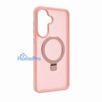 Evelatus Samsung Galaxy A37 / A36 Shield Case With MagSafe & Stand Matte Ring Light Pink