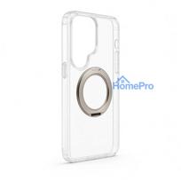 Evelatus Samsung Galaxy S26 Ultra Hybird Case With Magsafe PC+TPU 360 Metal Stand Transparent