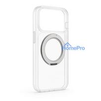 Evelatus Apple iPhone 17 Pro Hybird Case With Magsafe PC+TPU 360 Metal Stand Transparent