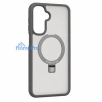 Evelatus Samsung Galaxy A17 4G / A17 5G Shield Case With MagSafe & Stand Matte Ring Smoke Grey