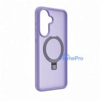 Evelatus Samsung Galaxy A57 Shield Case With MagSafe & Stand Matte Ring Lavender Purple