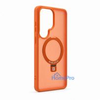Evelatus Samsung Galaxy S26 Ultra Shield Case With MagSafe & Stand Matte Ring Orange