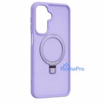 Evelatus Samsung Galaxy A17 4G / A17 5G Shield Case With MagSafe & Stand Matte Ring Lavender Purple