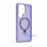 Evelatus Samsung Galaxy S26 Ultra Shield Case With MagSafe & Stand Matte Ring Lavender Purple