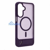 Evelatus Samsung Galaxy A17 4G / A17 5G Rubber Coated MagSafe With Stand Case Purple