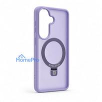 Evelatus Samsung Galaxy S26 Shield Case With MagSafe & Stand Matte Ring Lavender Purple