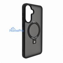 Evelatus Samsung Galaxy A37 / A36 Shield Case With MagSafe & Stand Matte Ring Black