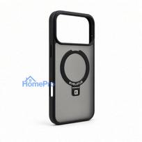 Evelatus Apple iPhone 18 Pro Max Shield Case With MagSafe & Stand Matte Ring Black