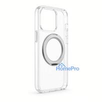 Evelatus Apple iPhone 18 Pro Hybird Case With Magsafe PC+TPU 360 Metal Stand Transparent