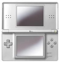 Nintendo DS Lite Gloss Silver gray