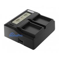Newell DC-LCD dual-channel charger for BP-955 / 975 batteries for Canon