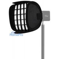 Lighting Modifier - Newell 25 cm Mini Bowens Square Softbox Tara 40 RGB LED Light - With Grid, Black