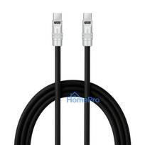 USB-C Cable - Newell USB-C 100W fast charging cable, 2m, Silicone, Black