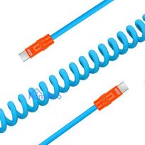 USB-C Charging Cable - Newell USB-C 100W Fast Charging Cable, 2m, Silicone, Blue-Orange
