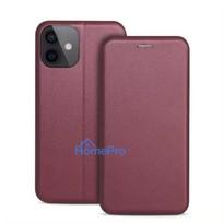 Book Elegance Case for Xiaomi Redmi Note 14 Pro Plus 5G Dark Red