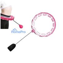 Massaging gymnastics hoop Smart Hula Hoop HHP008 pink
