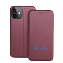 Book Elegance Case for Xiaomi Redmi Note 12 Pro Plus 5G Dark Red