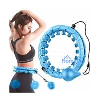 Massaging gymnastics hoop Smart Hula Hoop HHP002 blue