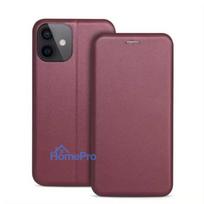 Book Elegance Case Xiaomi Redmi Note 14 Pro 5G / Poco X7 Dark Red