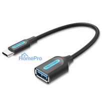 Vention USB 3.1(Gen 1) C Male to A Female OTG Cable 0.15M Black PVC Type