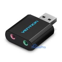 Vention USB External Sound Card Black Metal Type