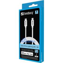 Sandberg 136-58 USB-C PD to Lightning MFI 1M