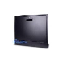 2U 19\'\' Wall mounted cabinet CCTV, ALARM, IT / 600x500x210mm / Black / / Assembled