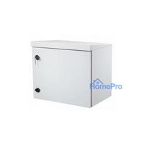 IP65 6U 19" wall cabinet, steel door / 450x520x400mm / gray, assembled