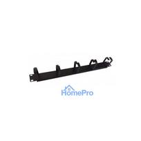 1U cable organizer for 19" switch cabinet, with 5pcs. metal rings