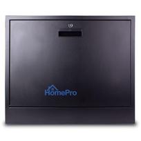 3U 19'' Wall mounted cabinet CCTV, ALARM, IT / 600x500x255mm / Black / / Assembled