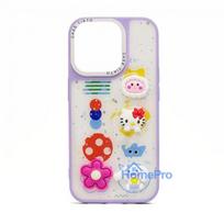 iLike Apple iPhone 13 EPOXY CARTOON COVER Purple