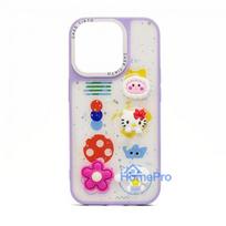 iLike Samsung Galaxy A14 EPOXY CARTOON COVER Purple