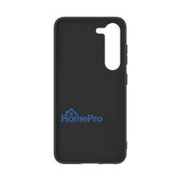 iLike Samsung Galaxy S23 Plus Plastic Leather Back Cover Black