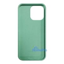 iLike Apple iPhone 14 Pro Silicone plastic case Eco Print Design Flower Green