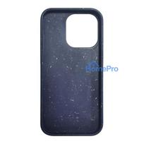iLike Apple iPhone 14 Pro MaxSilicone plastic case Eco Print Design Blue