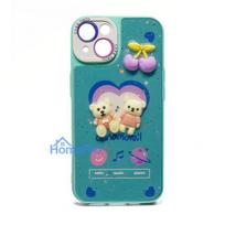 iLike Apple iPhone 14 EPOXY CARTOON COVER Blue