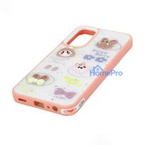 iLike Samsung Galaxy A15 EPOXY CARTOON COVER White Pink