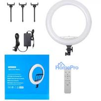Elight SR18 45cm LED Light Ring with 3x Smartphone holder + 220V Adapter + BT remote Black