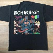 Iron Monkey Grupės Juodi Medvilniniai Marškinėliai Visų Dydžių S-5XL Unisex Marškinėliai S gray