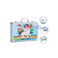 iLike Stationery Art Set for Kids 145pcs Creative Drawing Kit Blue Case Kiddyz KIDD-ART-145B-BL