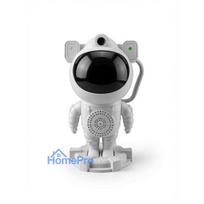 iLike Astronaut Smart LED Lamp with Bluetooth Speaker, RGB Night Light, Remote Control, 360° Rotating Head White