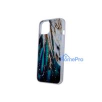 iLike Apple Gold Glam case for iPhone 14 Pro 6,1 feathers