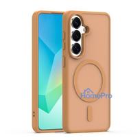 iLike Mag Matt case for Samsung Galaxy A16 4G / A16 5G / A17 4G / A17 5G brown big hole