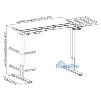 Sbox MD-822 Desk Legs, 2 motors