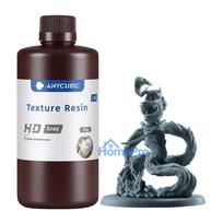 3D Printer Resin - ANYCUBIC Texture Resin HD 1 kg Gray